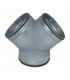 Culotte simple galva 90° à joint- ALDES - 11098379