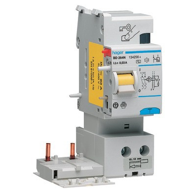 Bloc différentiel 2P 25A 300mA type AC- HAGER - BF226