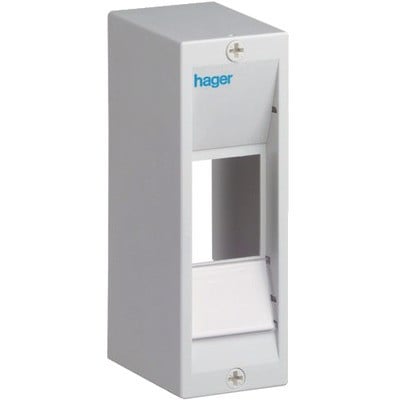 Coffret cache-borne 4 modules- HAGER - GD104A