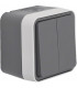 Double interrupteur va et vient CUBYKO s- HAGER - WNC040