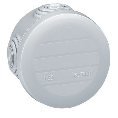 Boite de dérivation ronde PLEXO Ø60 gris- LEGRAND - 092001