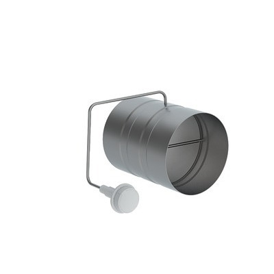 Registre avec commande par câble  RFCC Ø 200 L. 1,5 m- ANJOS - 1205