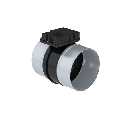 Registre motorisé RMVT Ø 100 230 V ouvert sous tension- ANJOS - 1220