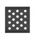 Grille en fonte pour cheminées 160x160mm- DIFF - 150564