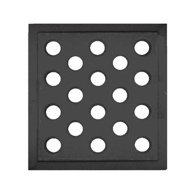 Grille en fonte pour cheminées 160x160mm- DIFF - 150564