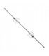 Tige carrée pour rôtissoire longueur 815- DIFF - 150571