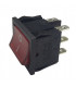 Interrupteur lumineux rouge 0/1 6A 6XFAS- DIFF - 150645