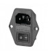 Prise VDE + interrupteur + porte-fusible- DIFF - 150649