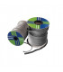 Tresse ARTICA noire 14mm bobine 50m- DIFF - 150831