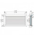 Grille de reprise AFC13 PUSH/PULL 595X59- NATHER - 430568