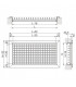 Grille de souffage double déflection AD2- NATHER - 977074