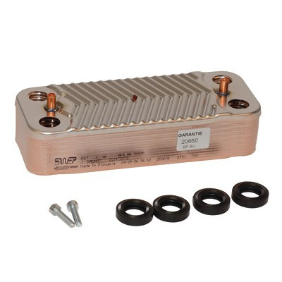 Echangeur sanitaire 16 plaques- DIFF pour Chaffoteaux - 65116537