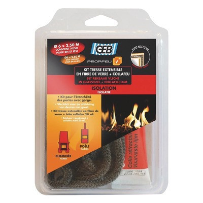 Kit tresse extensible fibre verre Ø8mmx2- GEB - 821592