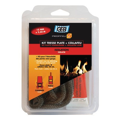 Kit tresse plate en fibre de verre L10mm- GEB - 821593
