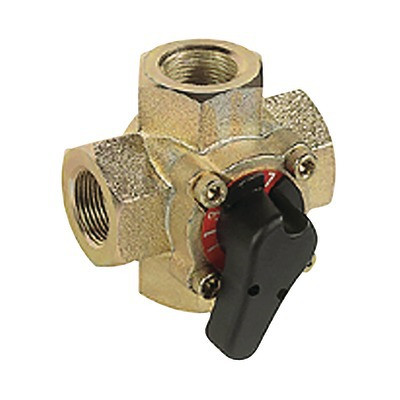 vanne 4 voies fonte pn6, dn20, kvs 6,3- HONEYWELL HOME - V5442G1011