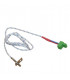 Sonde fumées avec bride avec serre-câble l.980- MCZ - 41451703600
