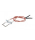 Électrode allumage avec câbles- DIFF pour De Dietrich Chappée - JJJ008620300