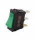 Interrupteur unipolaire noir/lumineux vert- DIFF pour Bosch - 87168121620