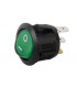 Interrupteur unipolaire Ø23 lumineux ver- DIFF pour Bosch - 87168249040