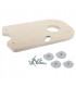 Kit isolation extérieur porte brûleur et visserie- DIFF pour De Dietrich Chappée - S17072195