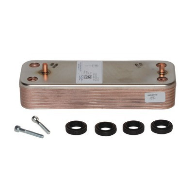 Echangeur sanitaire 14 plaques- DIFF pour De Dietrich Chappée - 711500500