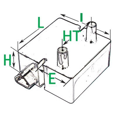 Transformateur d'allumage BTL 3- DIFF pour Baltur - 0005020044