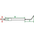 Électrode spécifique ABF 10- DIFF pour Bentone - 11593701  - (X2)