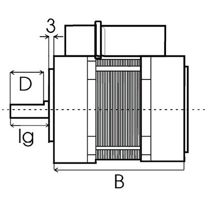 Moteur de brûleur EB 95 C35/2 90 W- BENTONE - 92090401