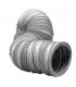 Gaine PVC souple Ø125mm x 6m en filet- DIFF - 50270