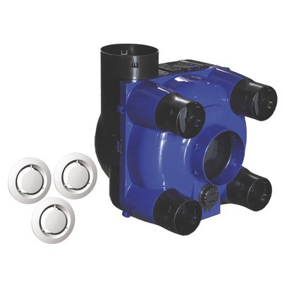 Kit VMC sanitaie autorégulé avec bouches- DIFF - 50299