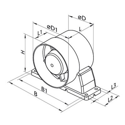 Aérateur pour conduits courts VKO100- NATHER - 549055