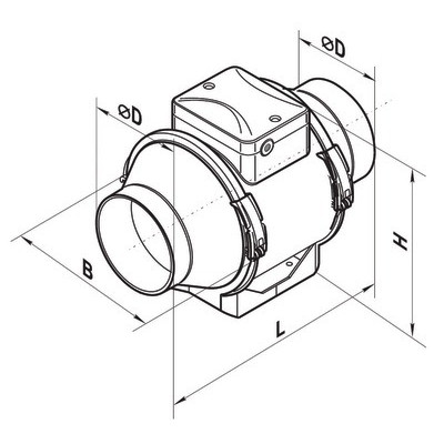 Aérateur conduits longs TT expert 150- NATHER - 999211