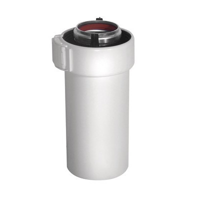 Conduit ALU/PVC Ø60/100 L 2000mm- UBBINK - 227353