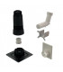 Kit RENOLUX Ø60/100 noir de système non étanche C3/C9- UBBINK - 184426