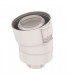 Coude 15°condensation fioul/gaz PPTL/PVC- UBBINK - 229201