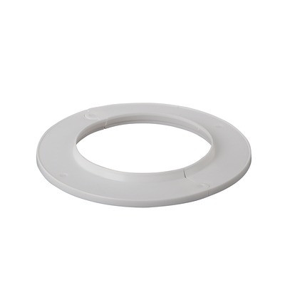 Rosace Ø80/125 PE blanche 2 parties- UBBINK - 224115