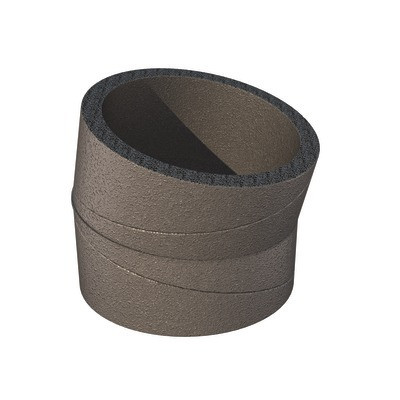Coude 15° Aerfoam D160- UBBINK - 188222