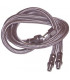 Flexible fioul M3/8" x F3/8" droit- DIFF - 602010  - (X2)
