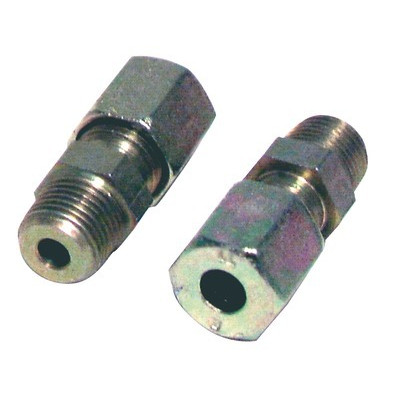 Raccord à bague droit M1/8" x tube 6mm- DIFF - 602386  - (X2)