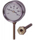 Thermomètre rond, Ø 80mm, plongeur verti- DIFF - 606079