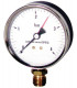 Manomètre acier, sec non remplissable Ø100 0/4B- DIFF - 606130