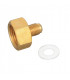 Raccord flare adaptateur M1/4"xF18/150- DIFF - 609002