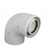 Coude coaxial 90° M/F 60/100 INT PP.- COSMOGAS - 62617234