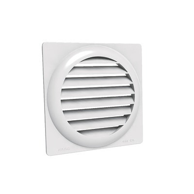 Grille de façade plastique à auvents GAE 150 + clips- ANJOS - 6474