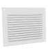 Grille à auvents en aluminium prélaqué blanc GA BL 165 x 165- ANJOS - 6704