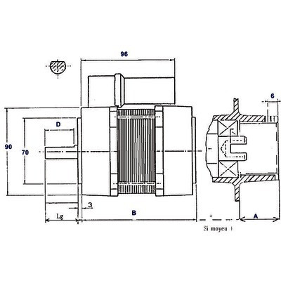 Moteur AACO 60.2.110.32M- DIFF - 702107