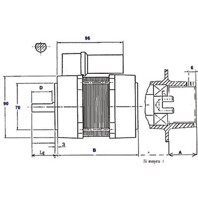 Moteur AACO 60.2.110.32M- DIFF - 702107