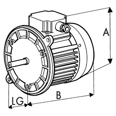 Moteur de brûleur 135 2 370 TV- DIFF - 702382