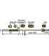 Thermocouple à dérivation 7 raccords L12- DIFF - 704215