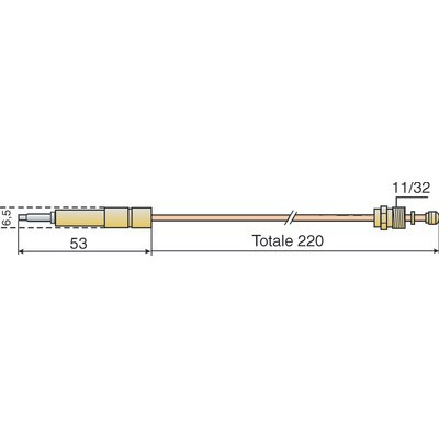 Thermocouple- DIFF pour Deville - 200159
